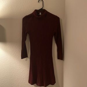 American Eagle outfitters extra small red dress longsleeve